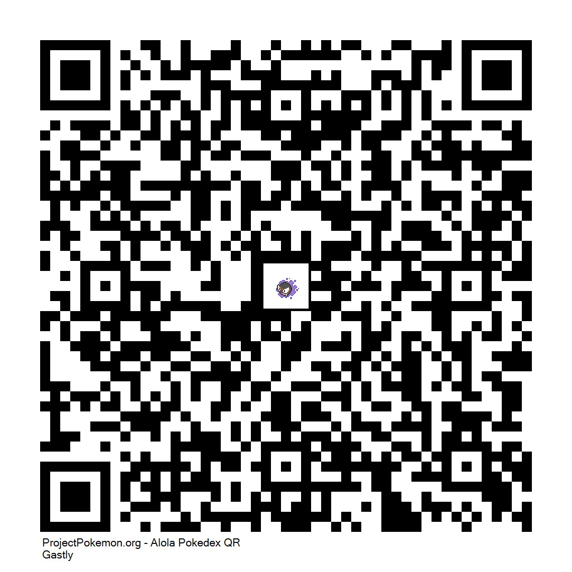 Cdigo QR de Gastly
